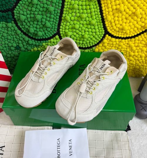 Bottega Veneta BV Suede Nylon Casual Sneakers