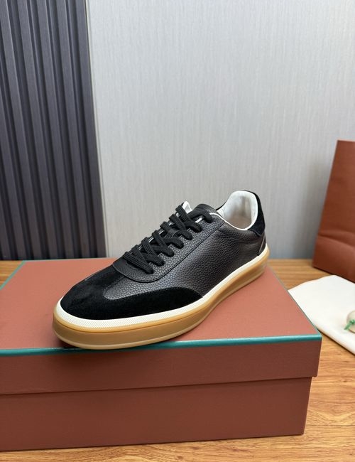 Loro Piana LP Cowhide Stitched German Training Sneakers