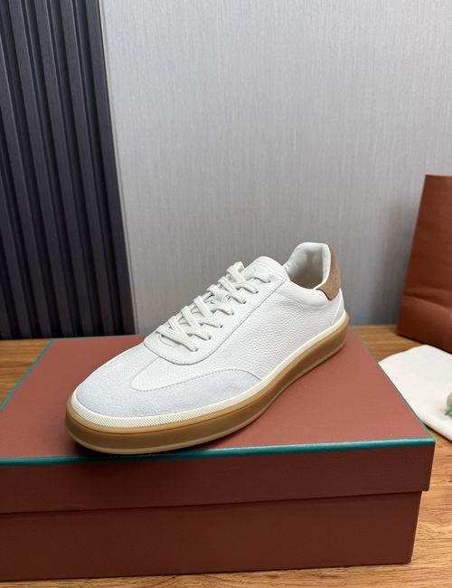Loro Piana LP Cowhide Stitched German Training Sneakers