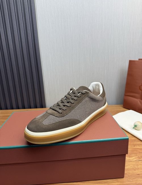 Loro Piana LP Cowhide Stitched German Training Sneakers