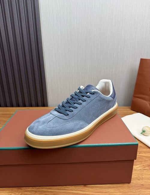 Loro Piana LP Cowhide Stitched German Training Sneakers