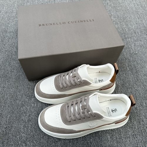 Brunello Cucinelli BC Premium Cashmere Suede Leather Shoes