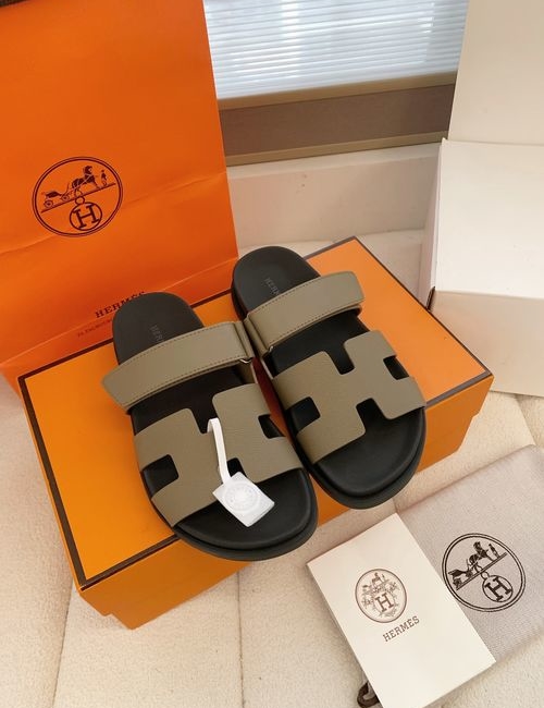 Hermes Chypre Slippers With Comfortable Soft Insole