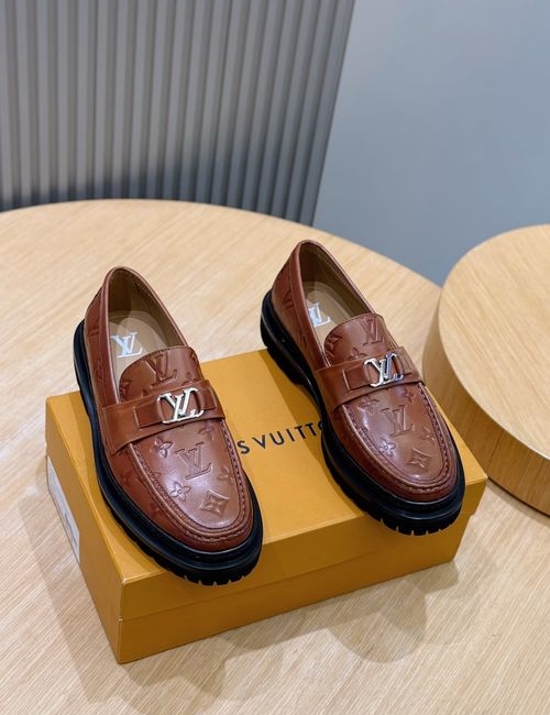 Louis Vuitton LV Major Loafers Damier Pattern Upper