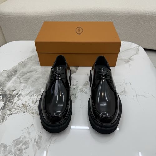 Tods Formal Leather Shoes With Brand Logo And Anti-Slip Sole