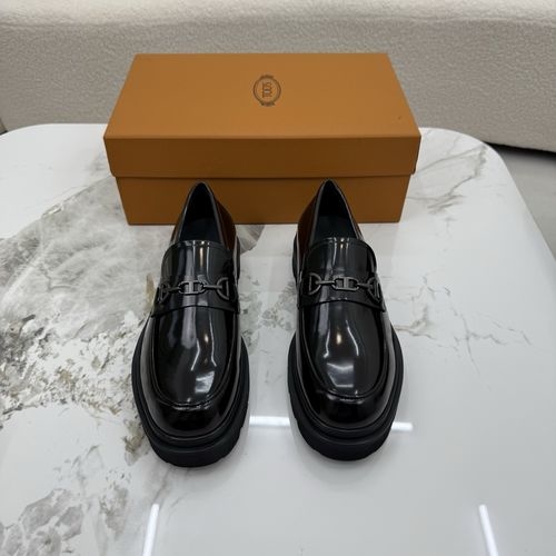 Tods Formal Leather Shoes With Brand Logo And Anti-Slip Sole