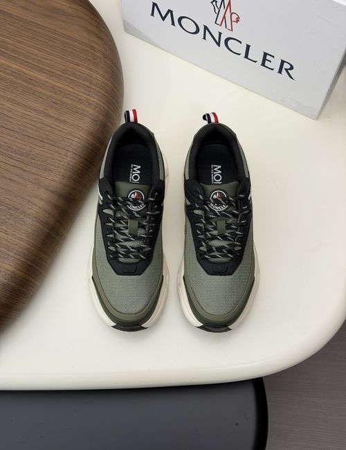 Moncler Suede And Fabric Sneakers: High Elasticity