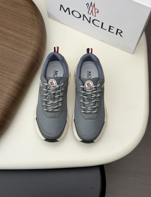 Moncler Suede And Fabric Sneakers: High Elasticity