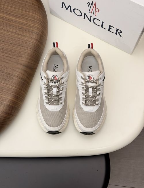 Moncler Suede And Fabric Sneakers: High Elasticity