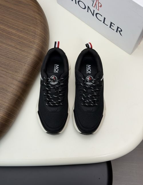 Moncler Suede And Fabric Sneakers: High Elasticity