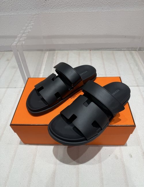 Hermes New Colors Suede Leather Slippers