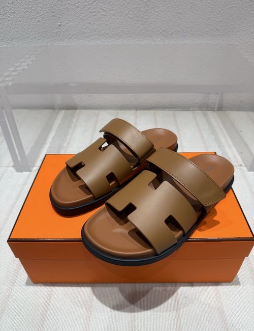 Hermes New Colors Suede Leather Slippers