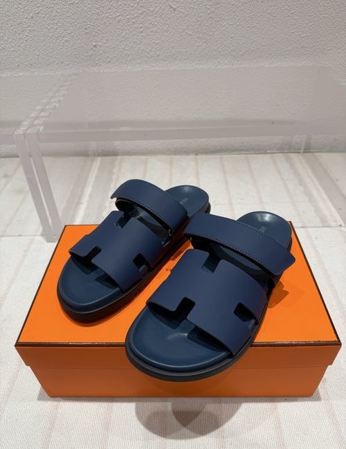 Hermes New Colors Suede Leather Slippers