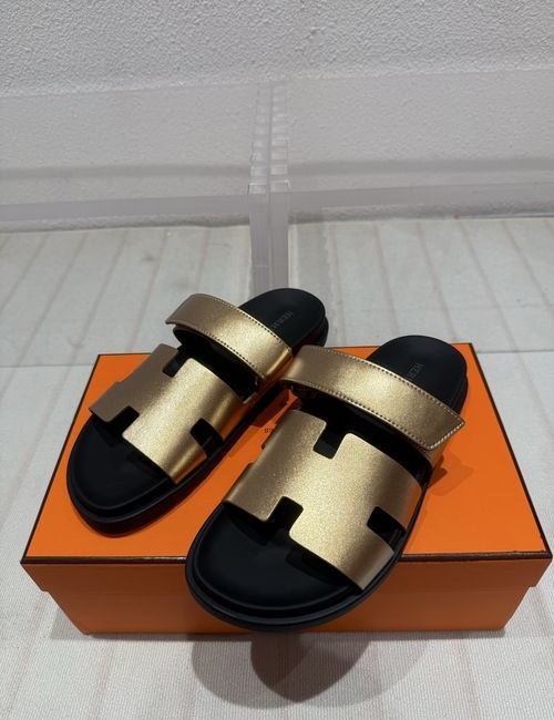 Hermes New Colors Suede Leather Slippers