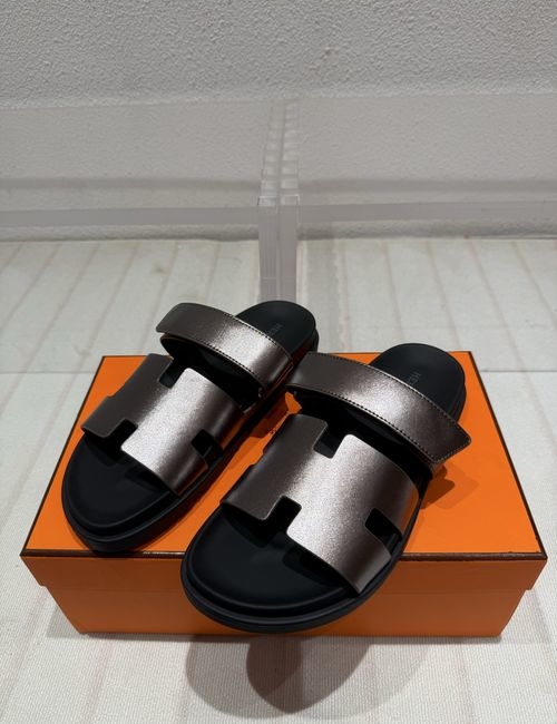 Hermes New Colors Suede Leather Slippers