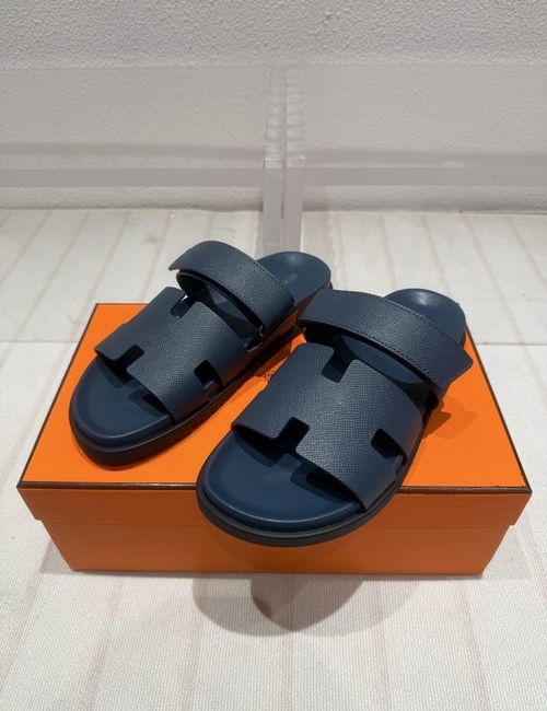 Hermes New Colors Suede Leather Slippers