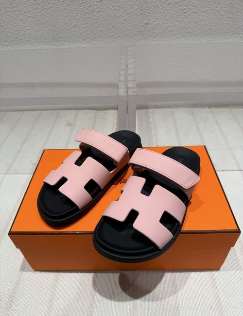 Hermes New Colors Suede Leather Slippers