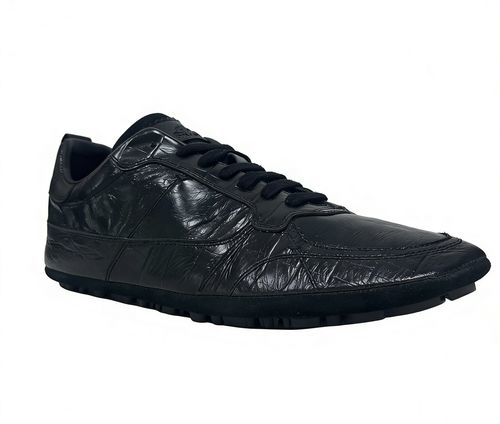 Dolce & Gabbana DG Logo Stitched Cowhide Shoes