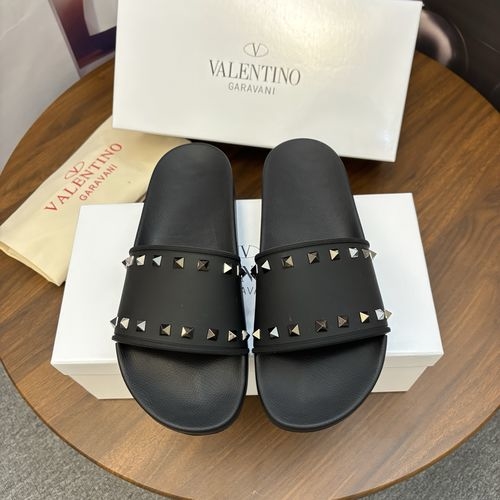 Valentino Premium Slides With Original Materials