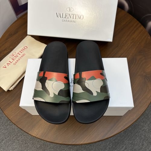 Valentino Original Material Slippers Fine Workmanship Comfortable
