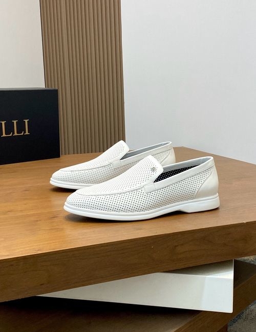 Zilli Hollow-out Leather Shoes With Latex Insole