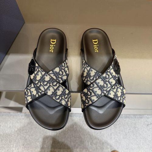 Christian Dior CD H-Town Oblique Platform Sandals