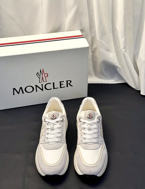 Moncler Leather Sneakers With EVA Sole