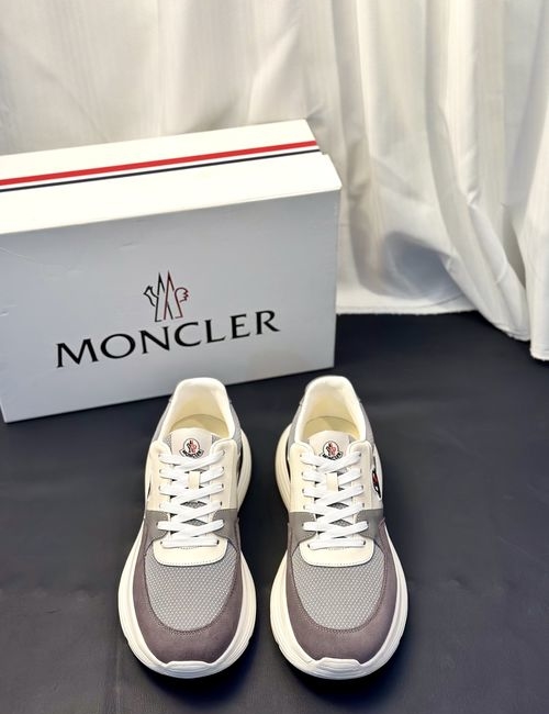 Moncler Leather Sneakers With EVA Sole