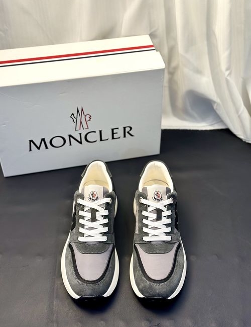 Moncler Leather Sneakers With EVA Sole