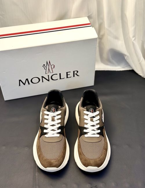 Moncler Leather Sneakers With EVA Sole