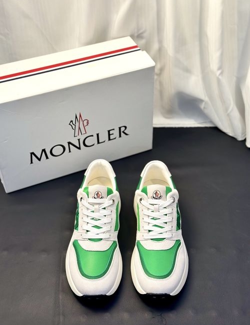Moncler Leather Sneakers With EVA Sole