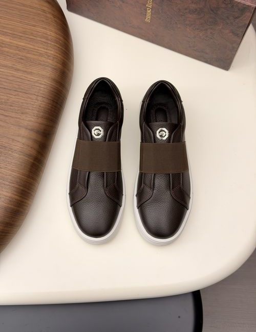 Stefano Ricci Calfskin Sneakers Soft Original Design Sole