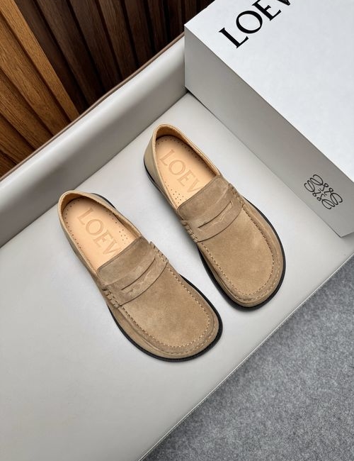 Loewe Business Shoes With Suede Upper