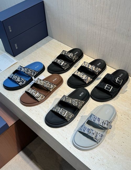 Christian Dior CD Aqua Sandals CD Diamond Pattern Upper