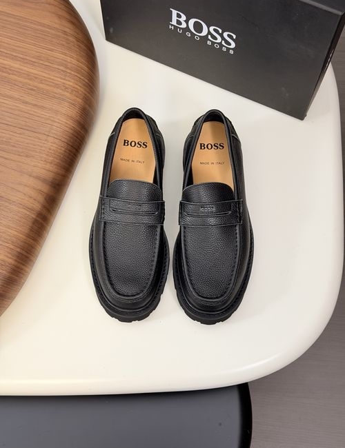 Hugo Boss Classic Leather Lace-up Shoes Lightweight Sole