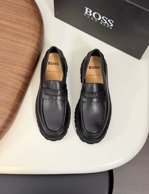 Hugo Boss Classic Leather Lace-up Shoes Lightweight Sole