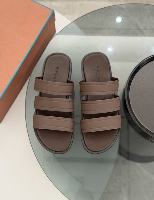 Loro Piana LP Premium Leather Slippers With Original Sole