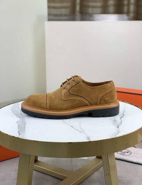 Hermes Slip-on Casual Leather Shoes