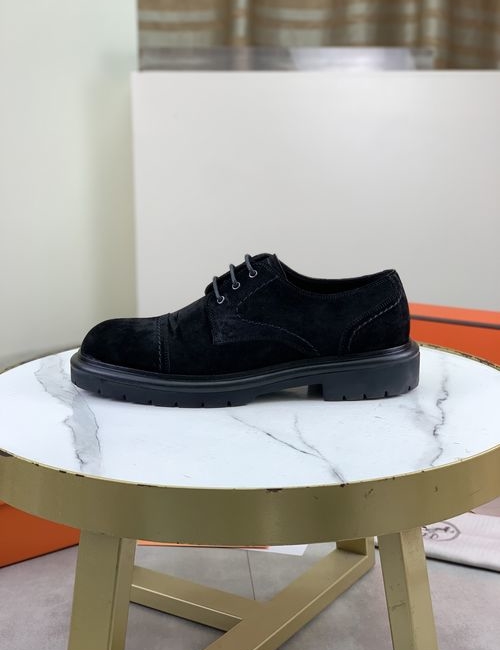 Hermes Slip-on Casual Leather Shoes