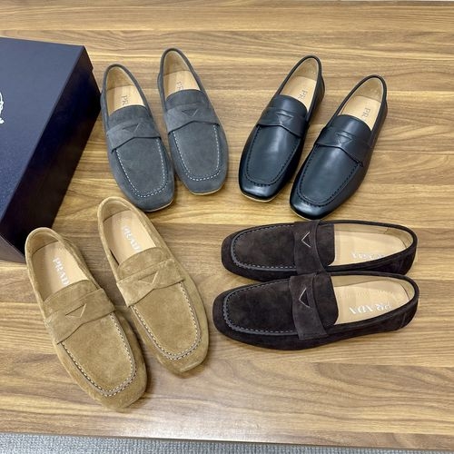 Prada Suede Leather Casual Comfortable Shoes