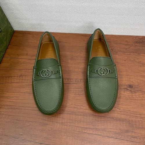 Gucci Horsebit Smooth Leather Loafers