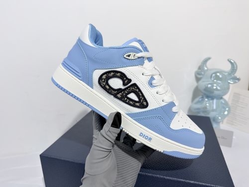 Christian Dior CD Reinterpreted Basketball Shoe Design With Leather Logo