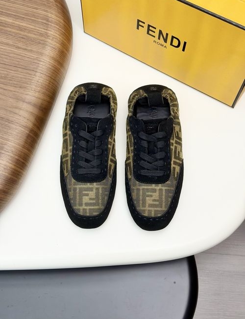 Fendi FF Monogram Foldable Slip-on Shoes