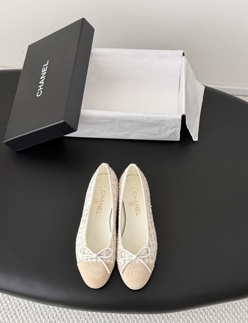 Chanel Round Toe Ballet Flats