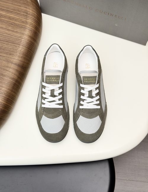 Brunello Cucinelli BC Suede Leather Trainers Multi-color Options