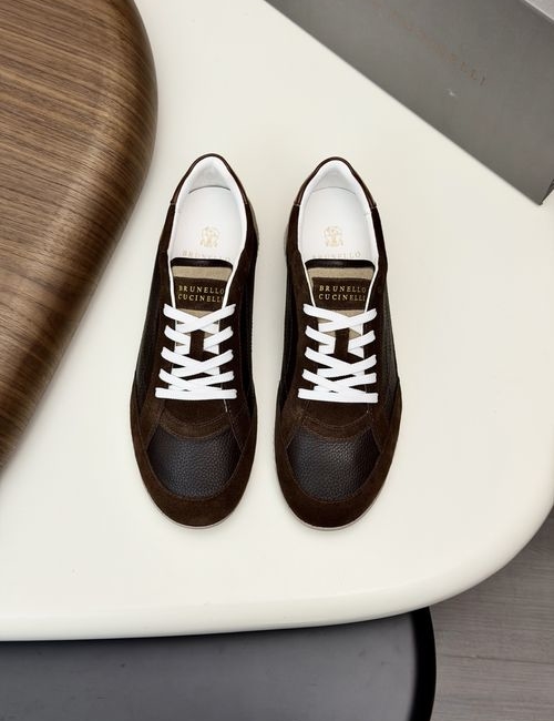 Brunello Cucinelli BC Suede Leather Trainers Multi-color Options
