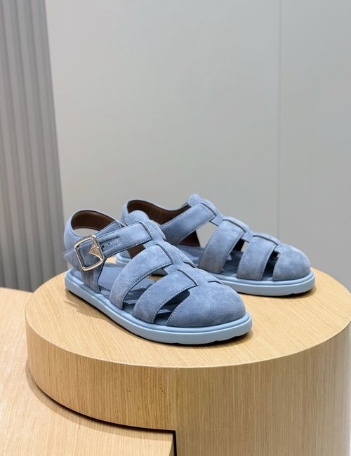 Louis Vuitton LV Cowhide Cross Strap Casual Sandals