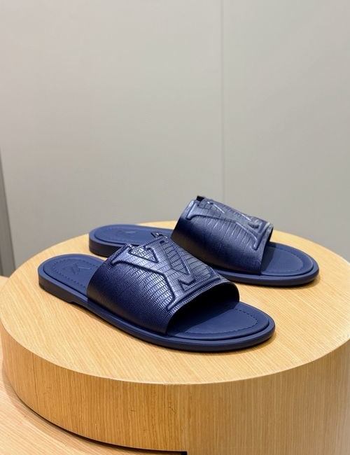Louis Vuitton LV Waterfront Monogram Canvas Waterproof Slides
