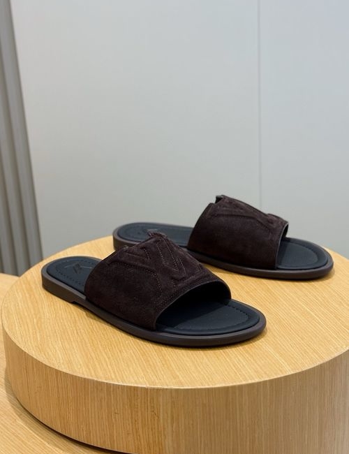 Louis Vuitton LV Waterfront Monogram Canvas Waterproof Slides