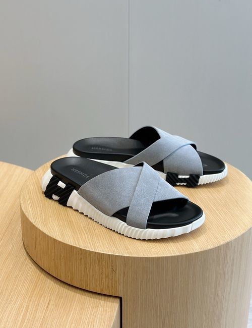 Hermes Infra Contrast Sole Calfskin Sandals